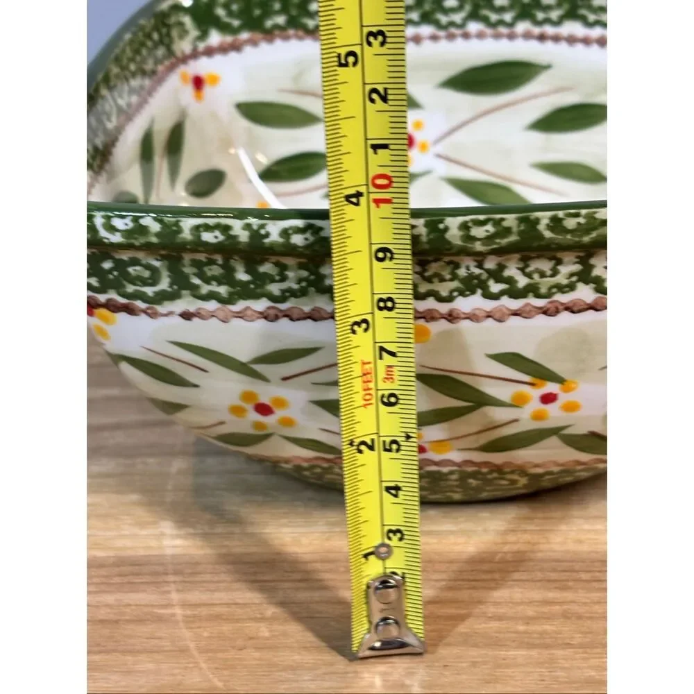 Temp-tations old world 7” green mixing bowl with lid - Picture 8 of 10